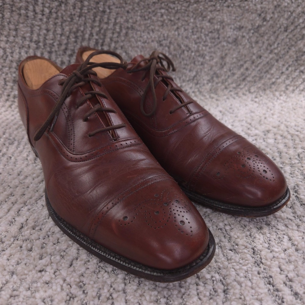 Church's Shoes Men Size 10.5US 9.5UK Custom Grade Cap Toe Oxford Made In England